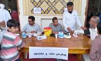 برپایی ایستگاه اطلاع‌رسانی و سلامت در راستای پویش ملی غربالگری دیابت و فشارخون بالا در مسجد جامع و امام علی شهر بستک