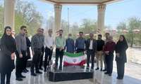 آیین غبارروبی مزار شهدای گمنام شهرستان بستک